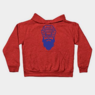 Beard League - Playoff Hockey (blue version) Kids Hoodie